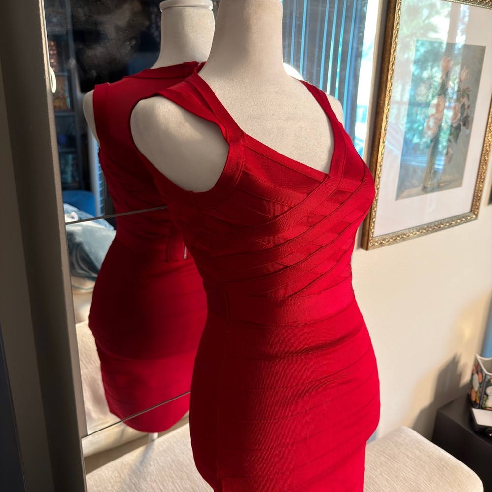 Guess Vibrant Red Mini Dress